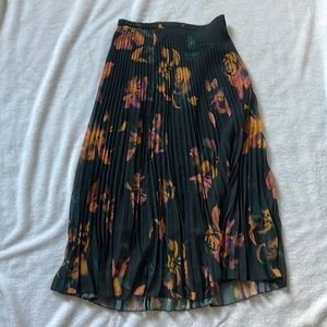 Long floral skirt